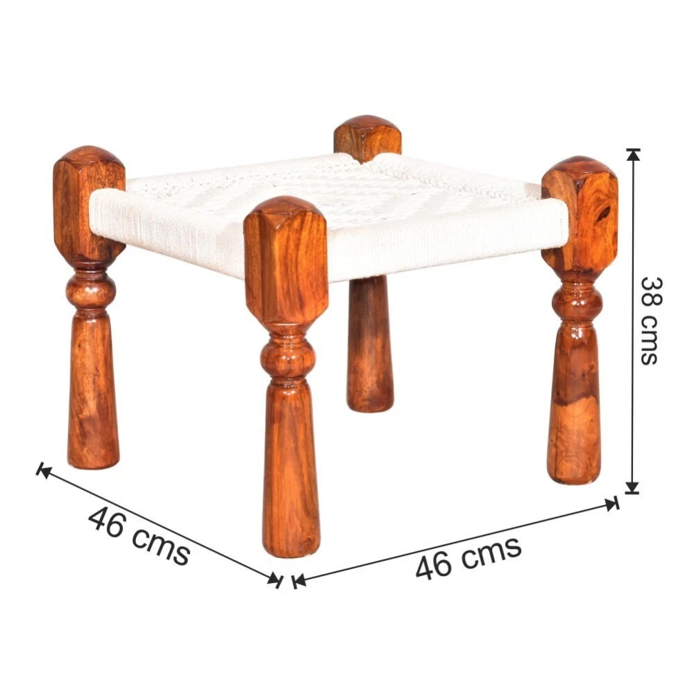 Wooden chowki bed outlet