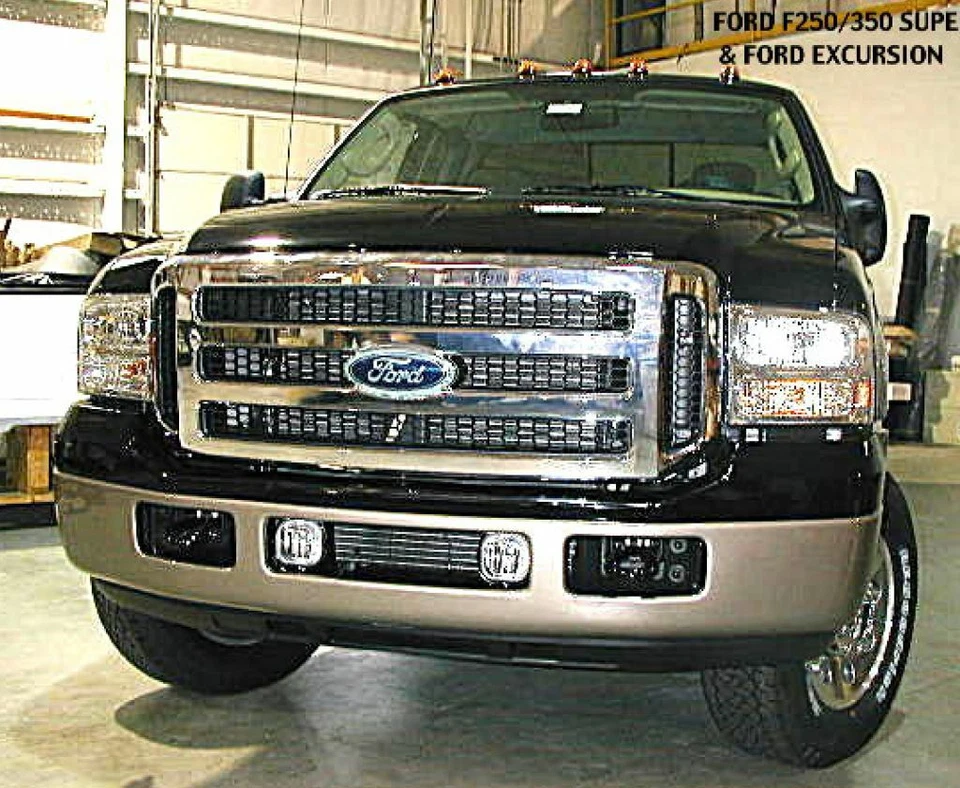 Lebra Front End Mask Cover Bra Fits 2005-2007 Ford F250 & F350 Super Duty - Image 2 of 4