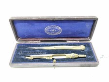 TECHNICAL MANUFACTURING CO LIVERPOOL BOXED ARCHITECTS MATHS COMPASS SET REF2302