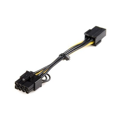 StarTech.com PCIEX68ADAP PCI Express 6 Pin auf 8 Pin Adapterkabel
