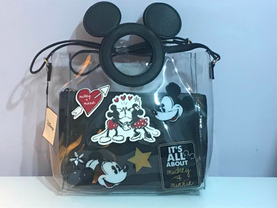 minnie mouse clear backpack