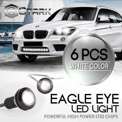 Eagle Eye 18mm 5730SMD High Power LED Fog Light DRL Backup Signal Bulbs - WHITE