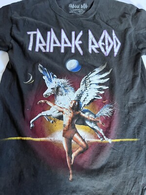 Trippie Redd Pegasus 1400 T Shirt Graphic Merch Size S Distressed