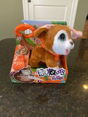 FurReal Poopalots Big Wags Interactive Pet Pup, Connectible Leash Adorable