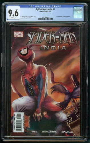 SPIDER-MAN INDIA #1 (2005) CGC 9.6 1st APPEARANCE PAVITR PRABHAKAR