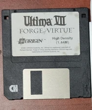 Ultima VII Forge of Virtue PC Game Add-In Expansion Pack 3.5" With Insert NO Box