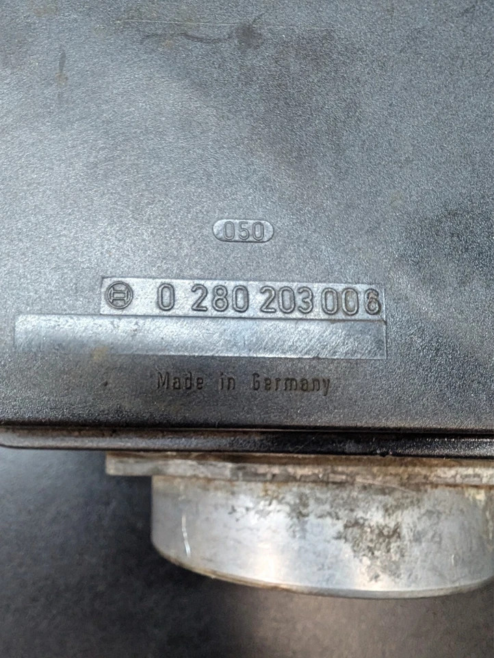 83-87 Jaguar XJ6 XJS MEDIDOR DE FLUJO DE AIRE MÁSICO Sensor Bosch Lucas 0280203006 73172D Foto 3 de 4