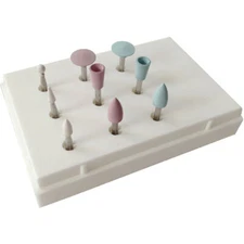 BesQual RA Kit, Grinding & Polishing RA Shank Latch Type 2.35mm Contains 9 pcs