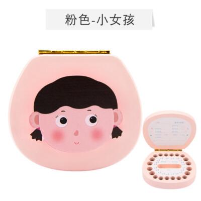 Wooden Baby's Deciduous Teeth Storage Box Collect Teeth As A Souvenir