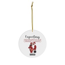NEW Expecting Christmas 2023 Ornament, Pregnancy announcement, new mom ornament