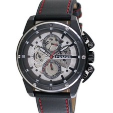 Orologio Da Uomo Police Con Cinturino In Pelle Analogico Splinter PL14688JSBS.04