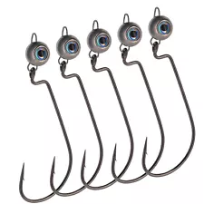 Reaction Tackle Tungsten Free Swing Jig Head- 5-Pack