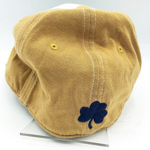 Notre Dame Gold and Green Baseball Hat Top of the World - Picture 5 of 7