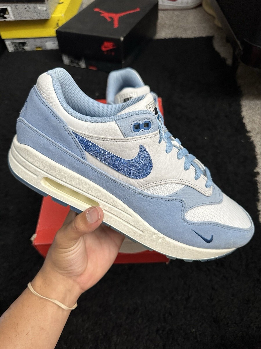 靴 Nike Air Max 1 \"Blue Print\" Nike Air Max 1 Premium 