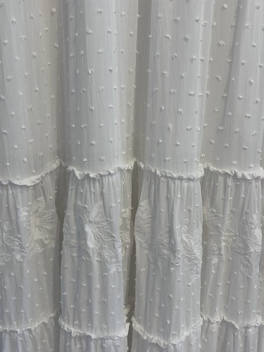 Sportsgirl White Boho Midi Dress Size 14 Au / 10 US / L Large Embroidered Lace - Picture 6 of 17