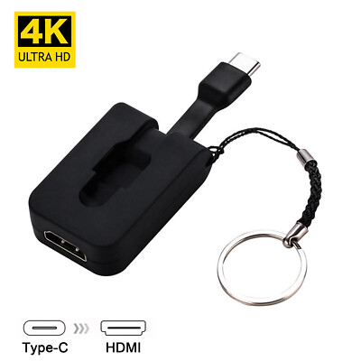 Mini 3.1 Type-C to HDMI 4K HD Adapter Converter For Samsung S8/S9 macbook pro