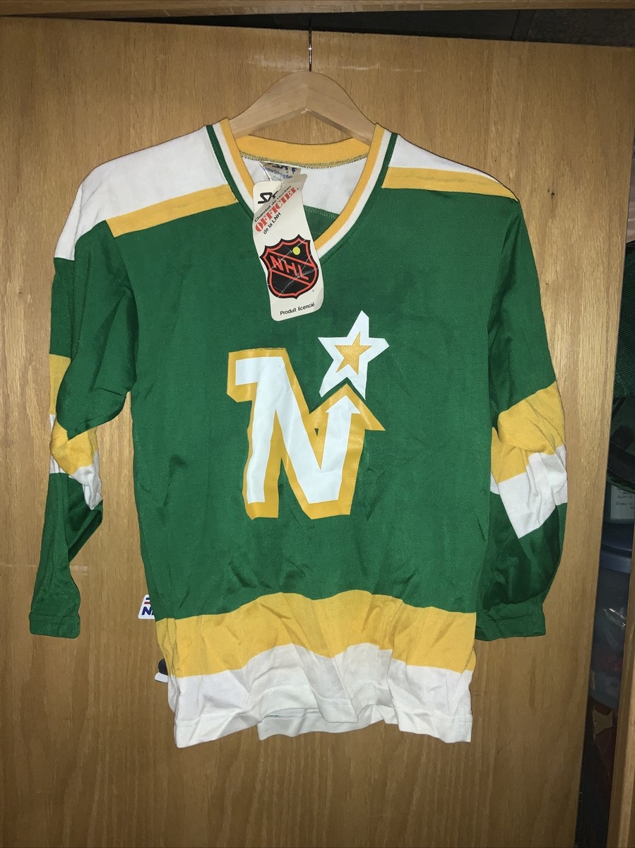 Vintage 70’s with Original Tags Minnesota North Stars Youth Jersey LARGE  NHL SGA