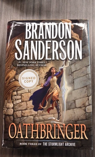Oath Bringer by Brandon Sanderson Autographed.