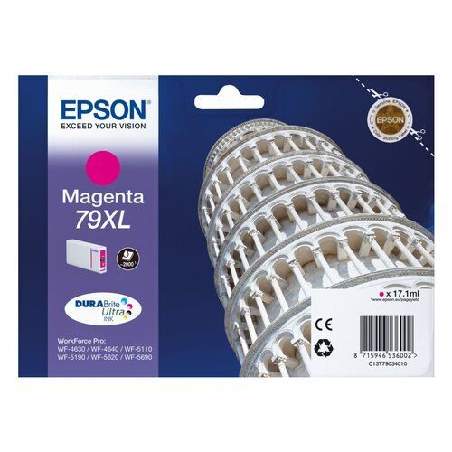 Epson Cartuccia stampante Serie Torre di Pisa Magenta DURABRITE ULTRA T79 Xl - Foto 1 di 2