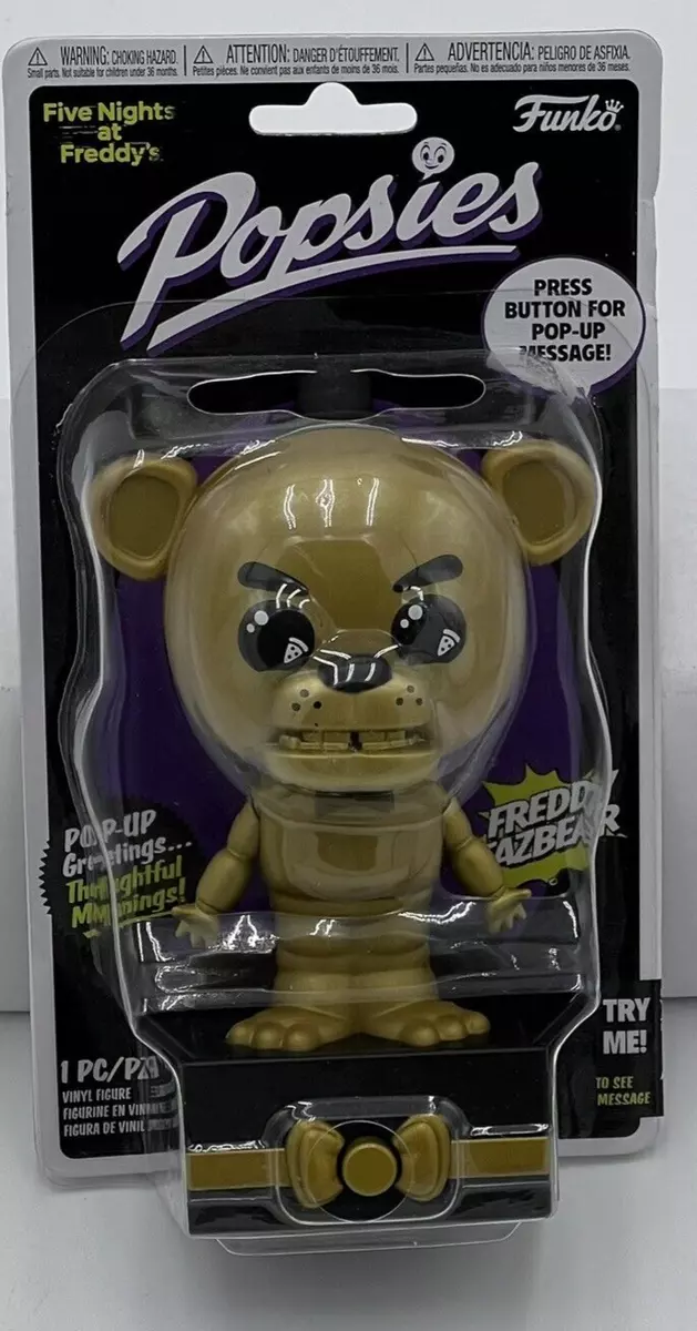 Funko Pop Up Popsies Five Nights at Freddy's FAZBEAR GOLD NEW