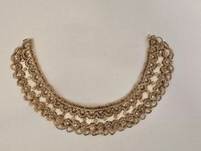 Specialty House Fashion Vintage Beaded Faux Pearl Sweater Collar Japan Read 