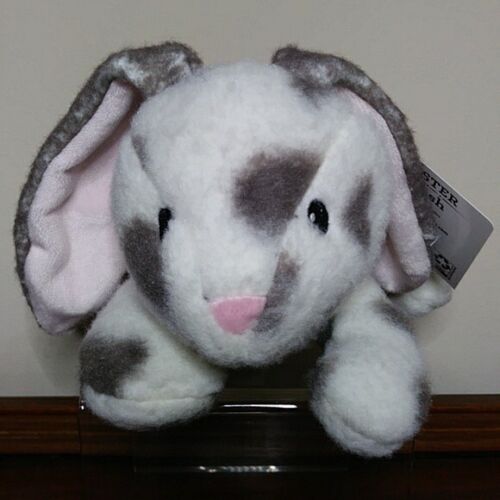 Way to Celebrate Easter 7.5" Spotted Lying Bunny Rabbit Plush Stuffed Animal Toy - Picture 1 of 5