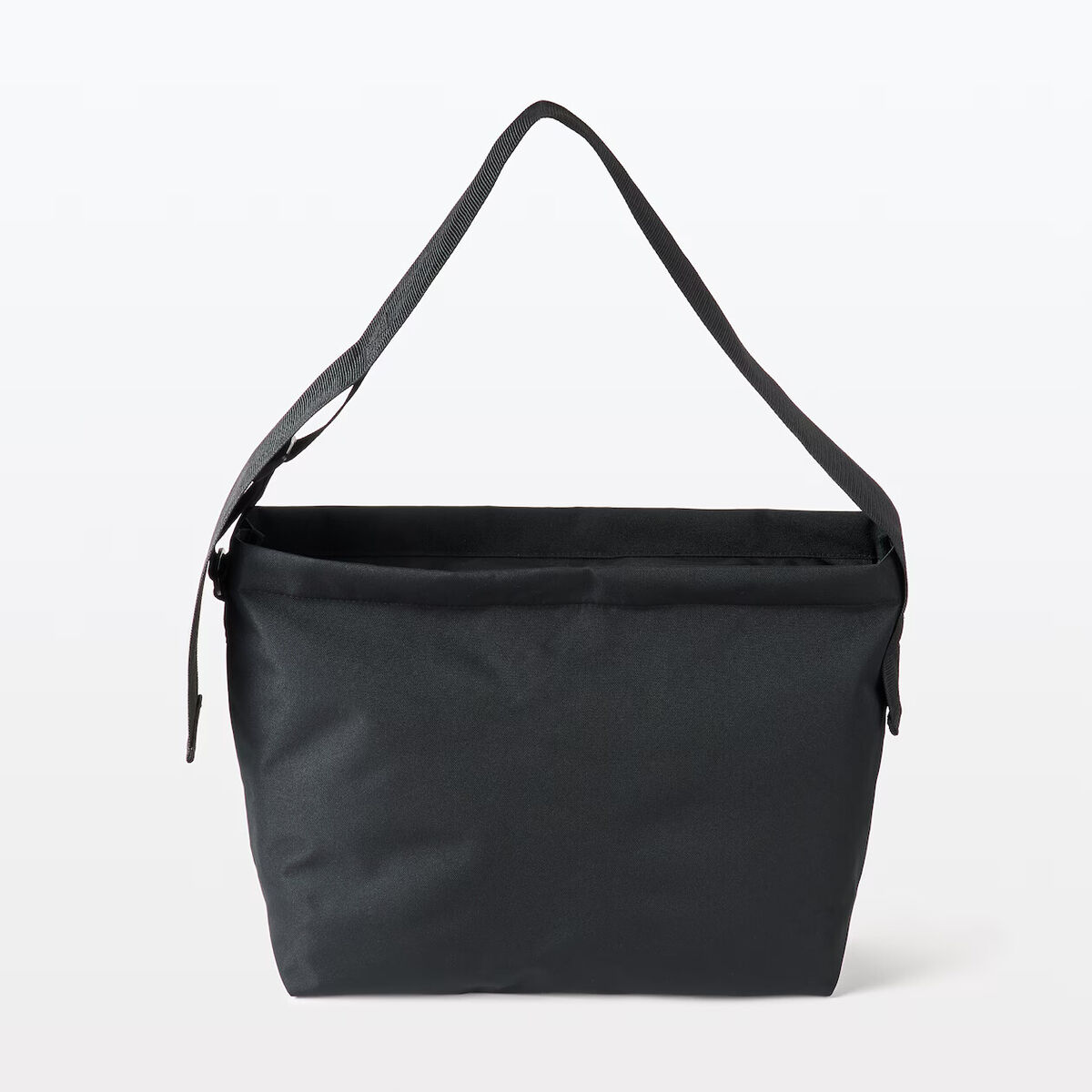 MUJI Shoulder Bag Wide Thick Belt Square 36×40×16cm MUJI Shoulder Bag Wide Thick Belt Square 36×40×16cm