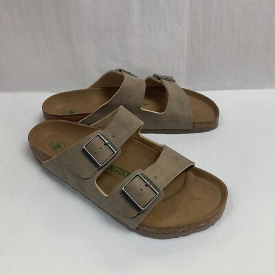 BIRKENSTOCK Arizona Taupe 42/27cm 美品 Birkenstock New w/o Box Arizona Desert Dust Gray Taupe Synthetics