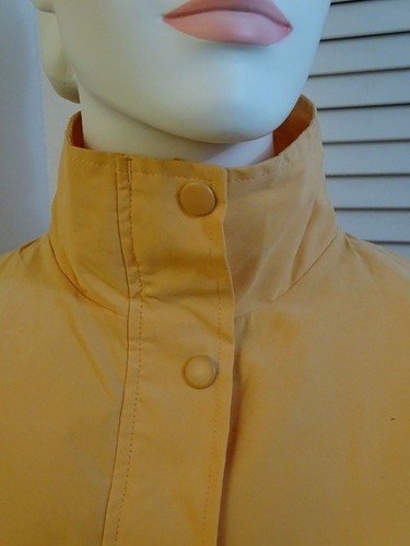 Damen Vintage TRES BIEN Golf Pullover 1/4 Reißverschluss SS gefüttert Jacke PFIRSICH M Medium - Bild 6 von 10