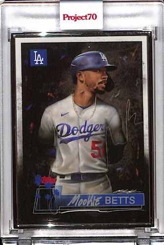 2021 TOPPS PROJECT 70 #664 MOOKIE BETTS BY STYLES P70 AP SILVER FRAME 04/51
