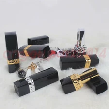 Silver / Gold Square DIY  Empty Lipstick Tube Lip Balm Bottle Container 12.1mm