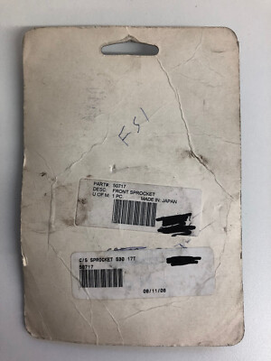 Sunstar Original OEM Steel Front Sprocket P/N 50717 NEW | eBay