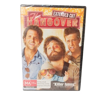 The Hangover Extended Cut DVD Comedy Drama Romance Buddy Las Vegas R4 Brand New