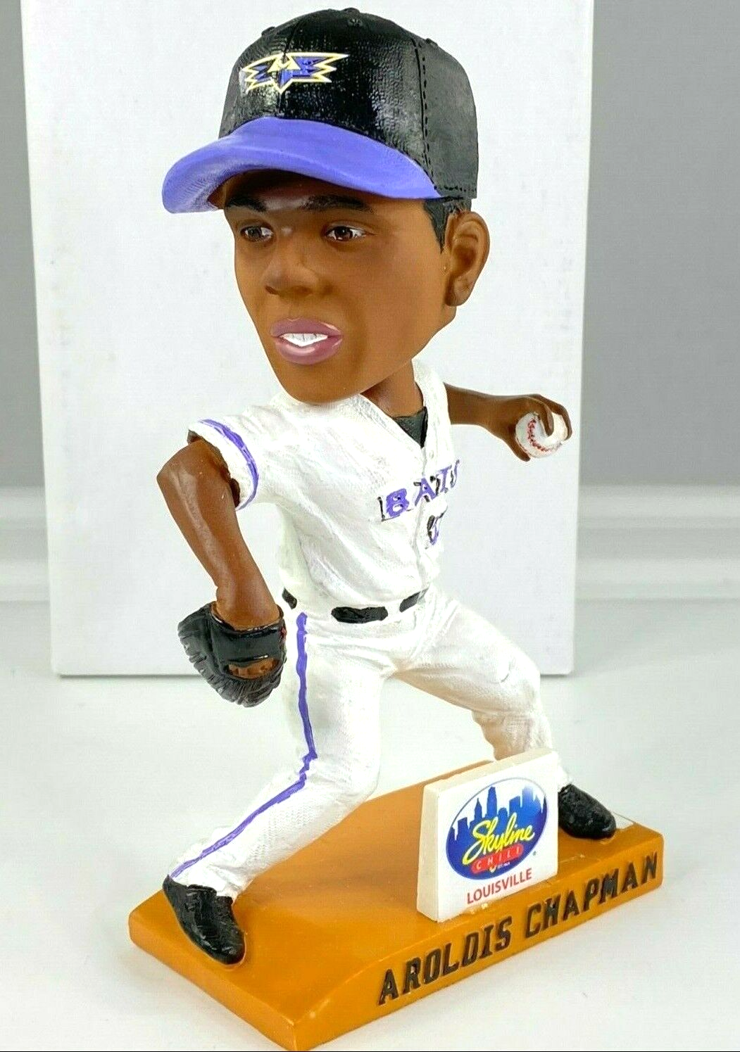 Oroldis Chapman Bobblehead Louisville Bats Reds Baseball 1 Of 2500 7-25-13 New