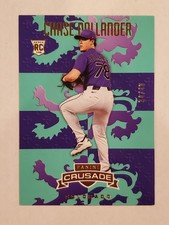 CHASE DOLLANDER 2025 Panini Crusade BASE AQUA PARALLEL #'d 34/49 Rockies