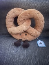 Jellycat Pretzel Plush Stuffed Animal Amuseable - RETIRED. NWT