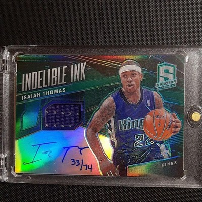 [OBO/MSG]  Isiah Thomas  Limited Edition 75 Autographed Jersey Cards