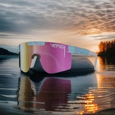 NEW - Pit Viper Sunglasses The Gobby Original Polarized Pink Lenses