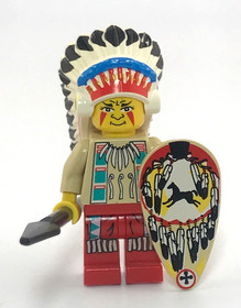 Big Chief Rattle Snake From Lego Set# 6746 Chief's Tepee