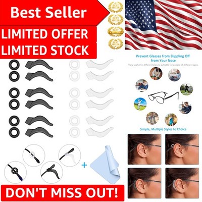 12 Pairs of  Silicone Ear Grips - Anti-Slip Safety for Active Lifestyles