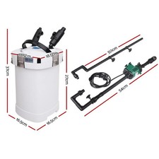 Giantz 1250L/H Aquarium Canister Filter External Water Pump - Sale