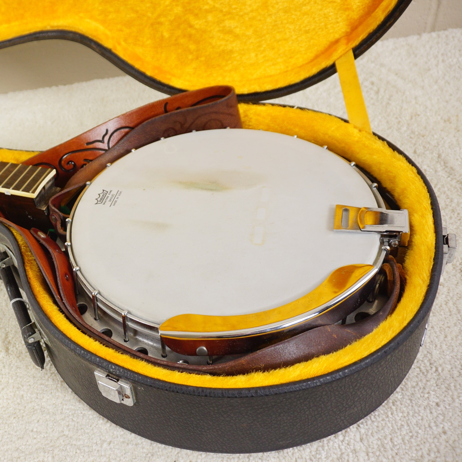 Vintage 1970s Tenesy Jagard 5-String Banjo Terada MIJ Project Repair w/ Case