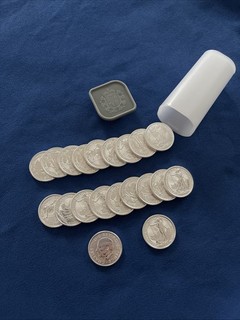 Monete argento "Britannia" 1/4 oz oncia 2025 1 tubo 20 pz Argento 999 9 (5 oz)
