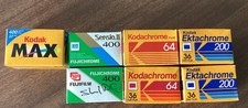 Kodak Kodachrome Fuji Film For Slides Photography 7 Boxes Expired 35mm
