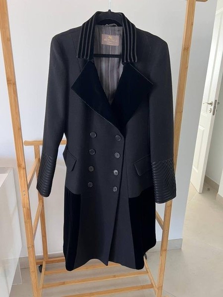 Women Etro Coat Black 46/M