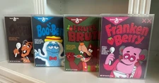 Kaws x Monsters Limited Edition Complete Set of 4 Cereal Boxes