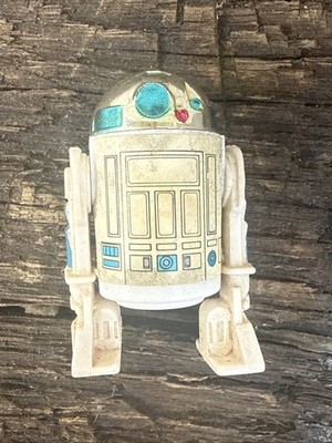 Vtg 1977 Star Wars R2D2 R2 D2 Action Figure  Original 12  Hong Kong Dome Clicks!