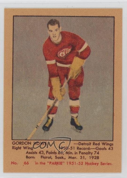 1993-94 Parkhurst Parkies Gordie Howe #PR-33 HOF 1o1v