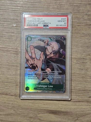 Trafalgar Law (047) (Parallel) OP01-047 Romance Dawn PSA 10 english