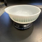 Vintage England Pyrex Coronet Green Soup Bowl